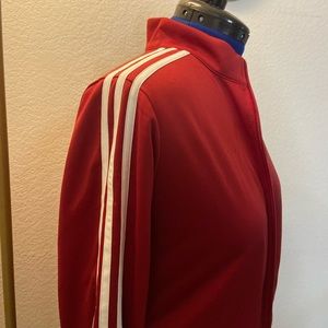 Old School Classic Red Adidas Jacket